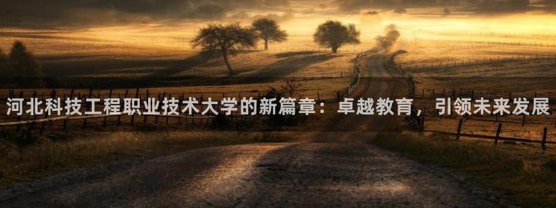 河北科技工程职业技术大学的新篇章：卓越教育，引领未来发展