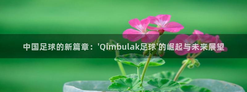 中国足球的新篇章：\'Qimbulak足球\'的崛起与未来展望